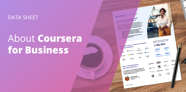 2022 Data Sheet – About Coursera for Business